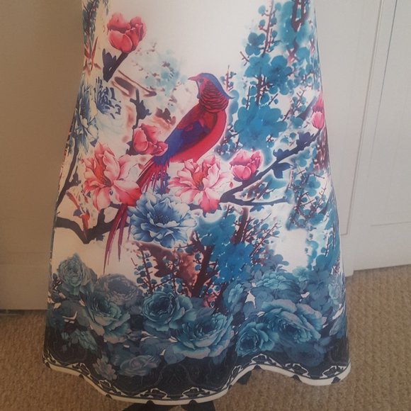 Smashed Lemon Jurk Flower Birds Dress NWT - Picture 4 of 9